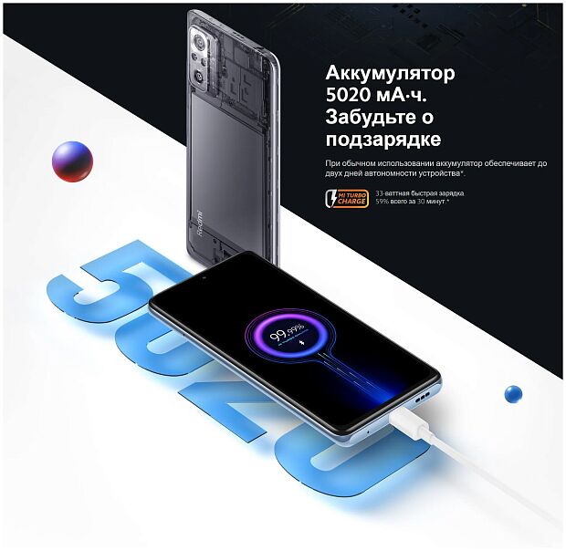 Смартфон Redmi Note 10 Pro 8/256Gb Blue (EU) - 2