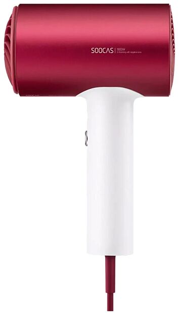 Фен для волос Soocas H5 Anion Hair Dryer (Red) RU с диффузором - 1